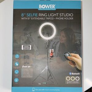 Bower Selfie Ring Light Studio with Tripod